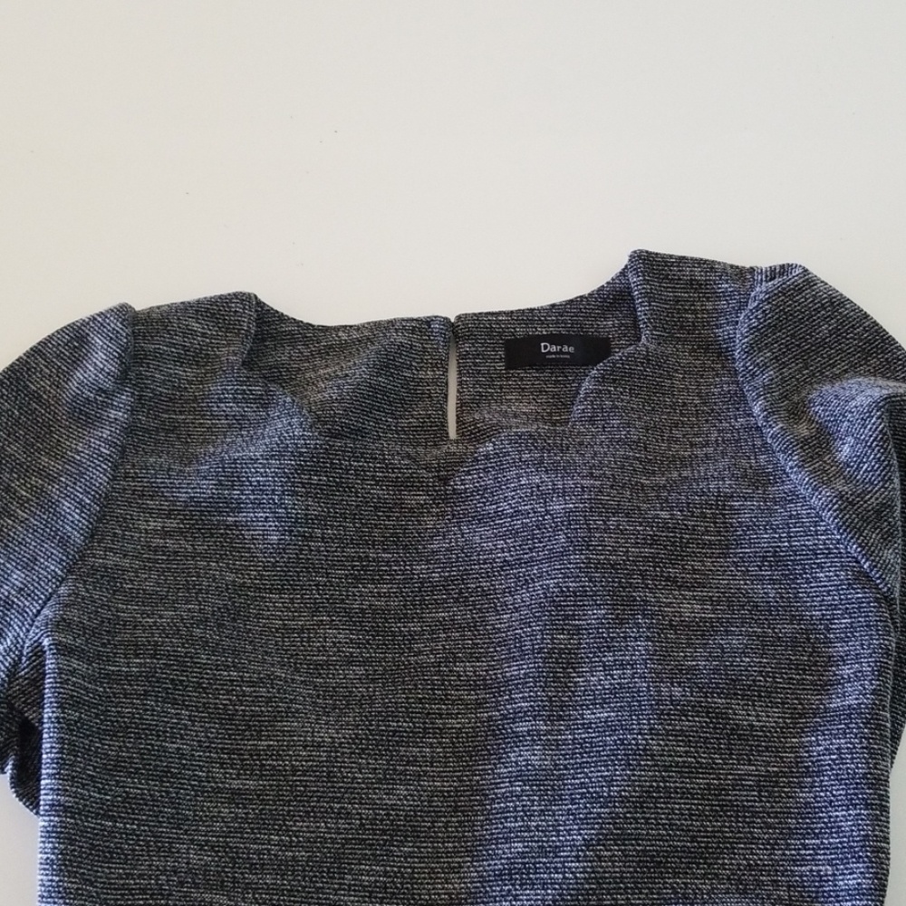 Scallop neck blouse
